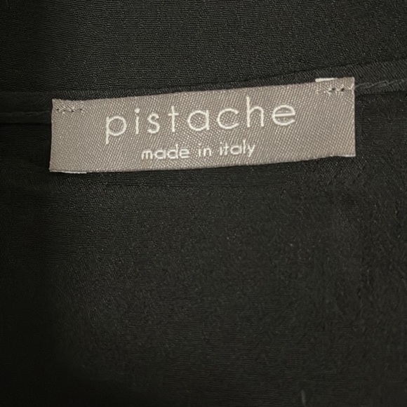 Pistache black blouse made in Italy - Picture 4 of 5